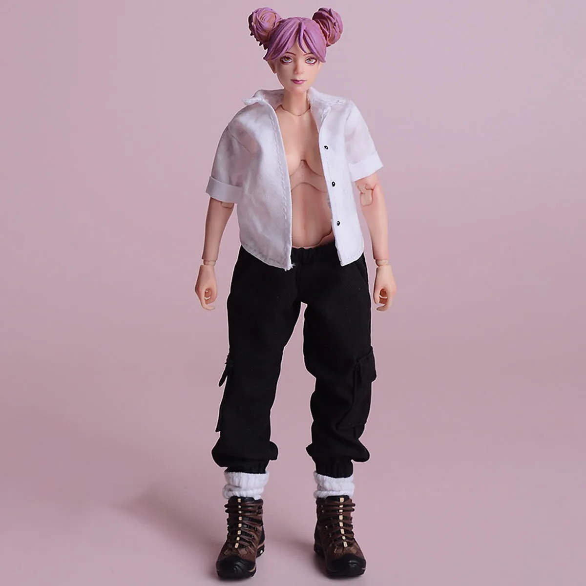 HiPlay ATStory, Machine Girl Shirt White Color, Doll Clothes For 6-inches Figure
