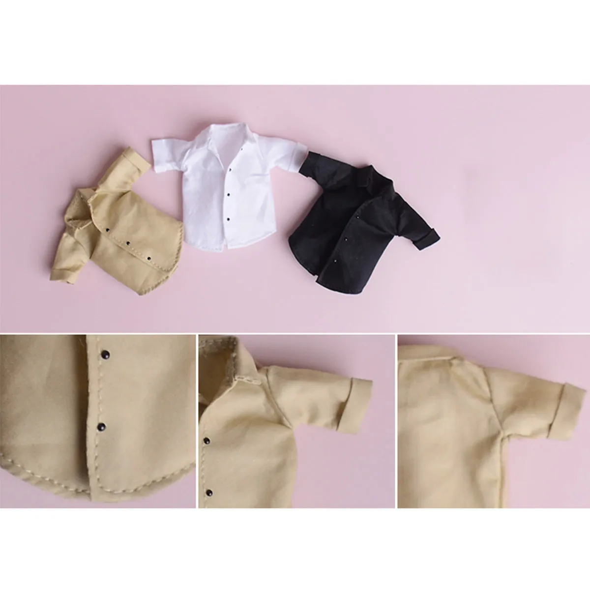 HiPlay ATStory, Machine Girl Shirt White Color, Doll Clothes For 6-inches Figure