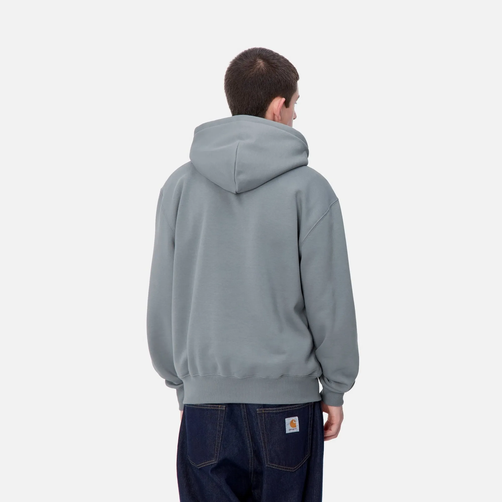 Hooded Carhartt Sweatshirt | Dove Grey / Wax