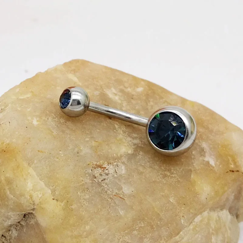 Hypoallergenic Titanium Steel Navel Buckle Belly Jewelry