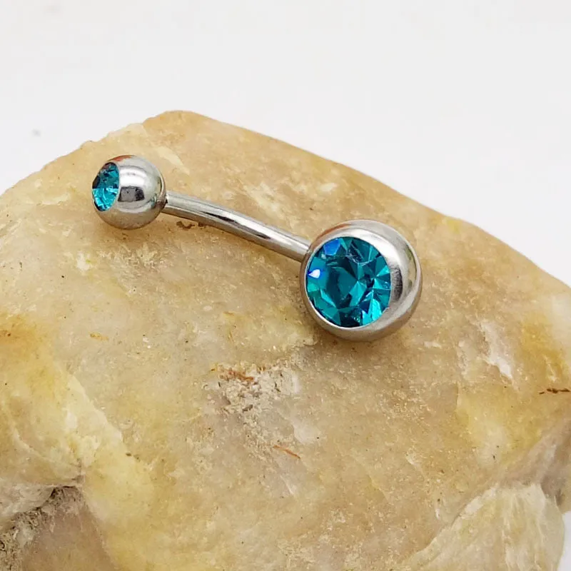 Hypoallergenic Titanium Steel Navel Buckle Belly Jewelry