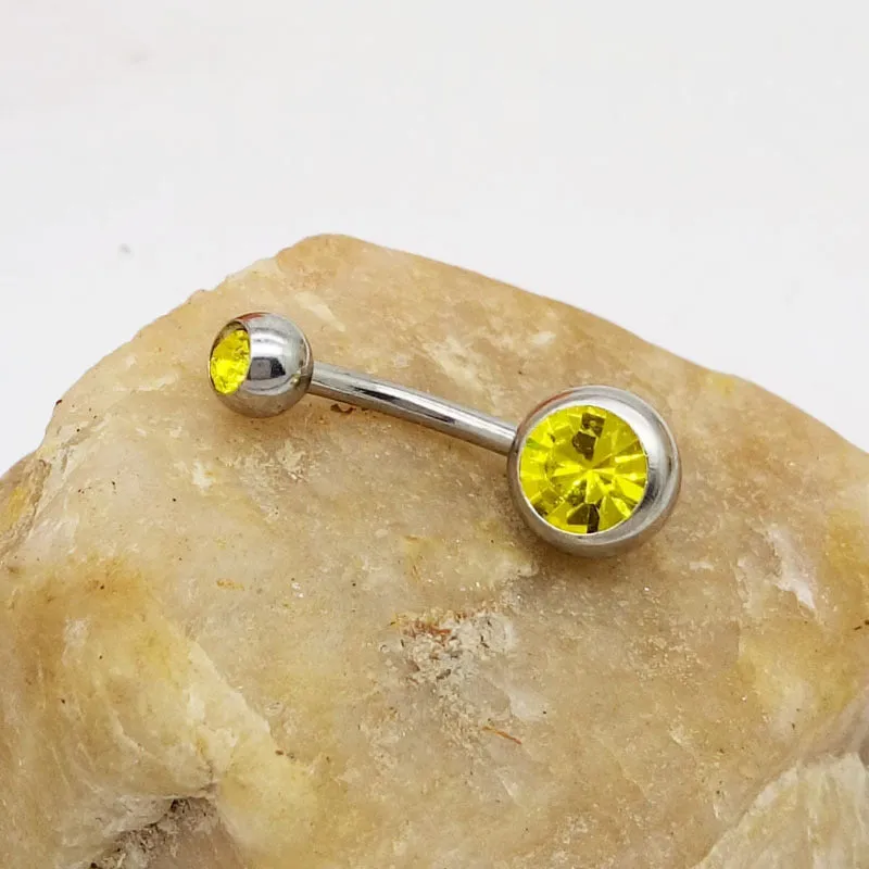 Hypoallergenic Titanium Steel Navel Buckle Belly Jewelry