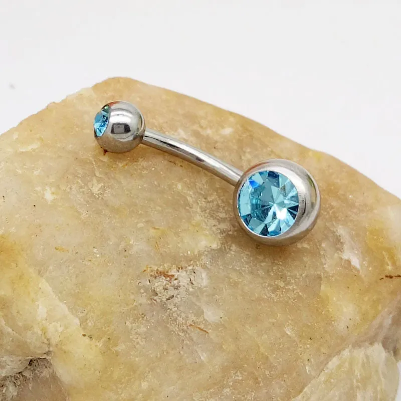 Hypoallergenic Titanium Steel Navel Buckle Belly Jewelry