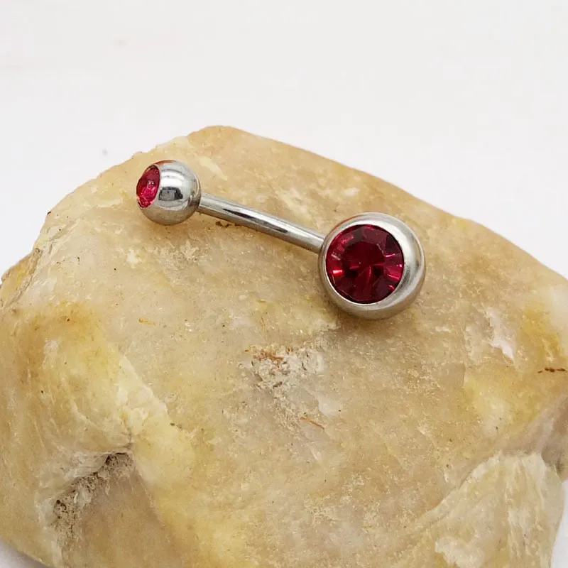 Hypoallergenic Titanium Steel Navel Buckle Belly Jewelry