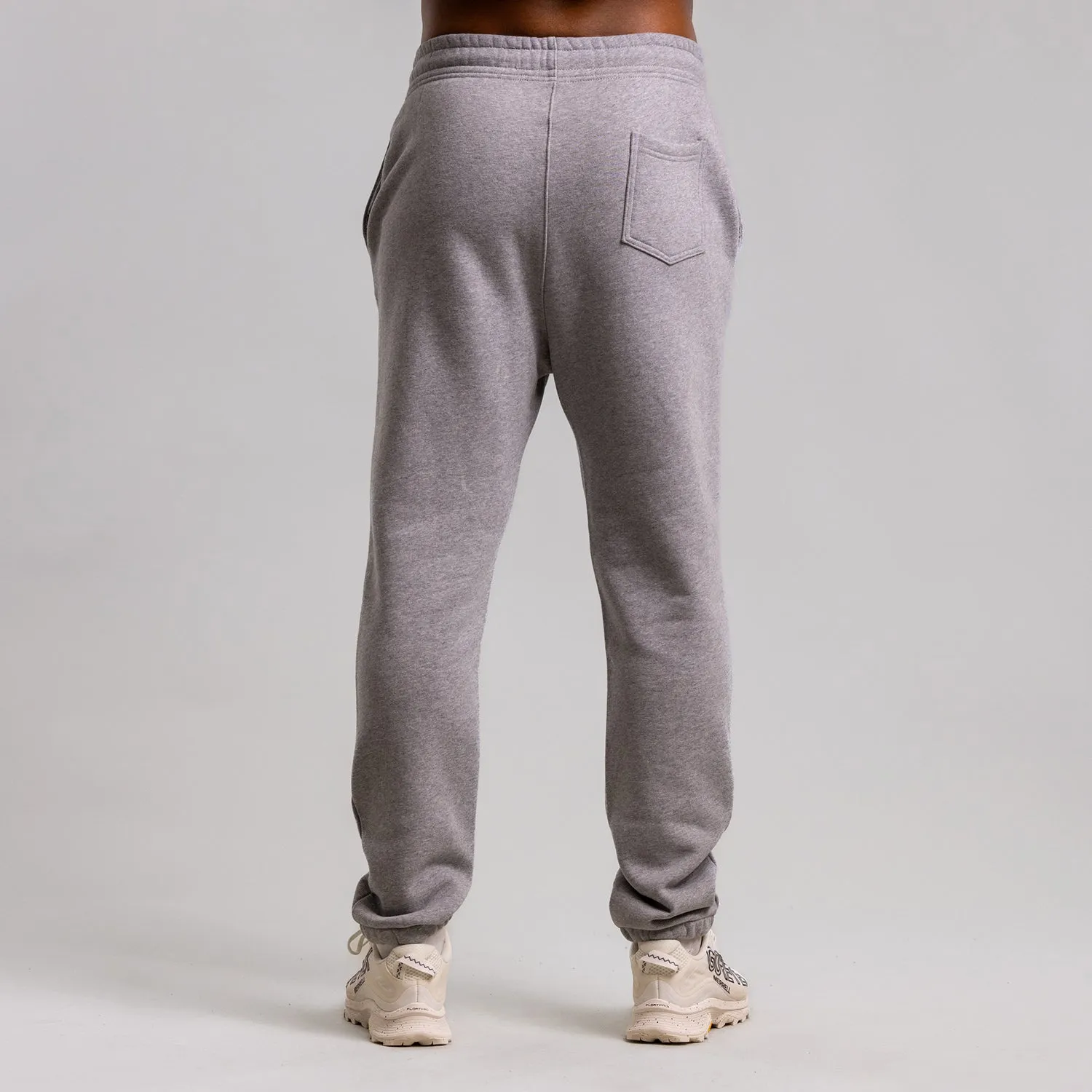 Italic Block Track Pant Unisex GREY MARLE