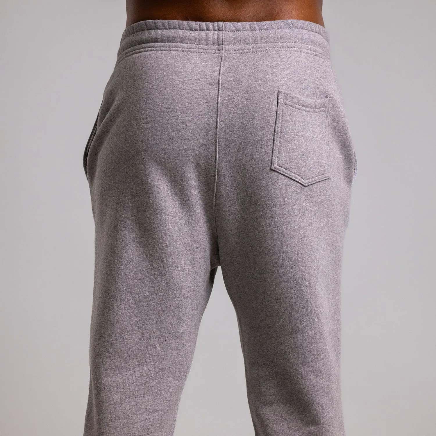 Italic Block Track Pant Unisex GREY MARLE