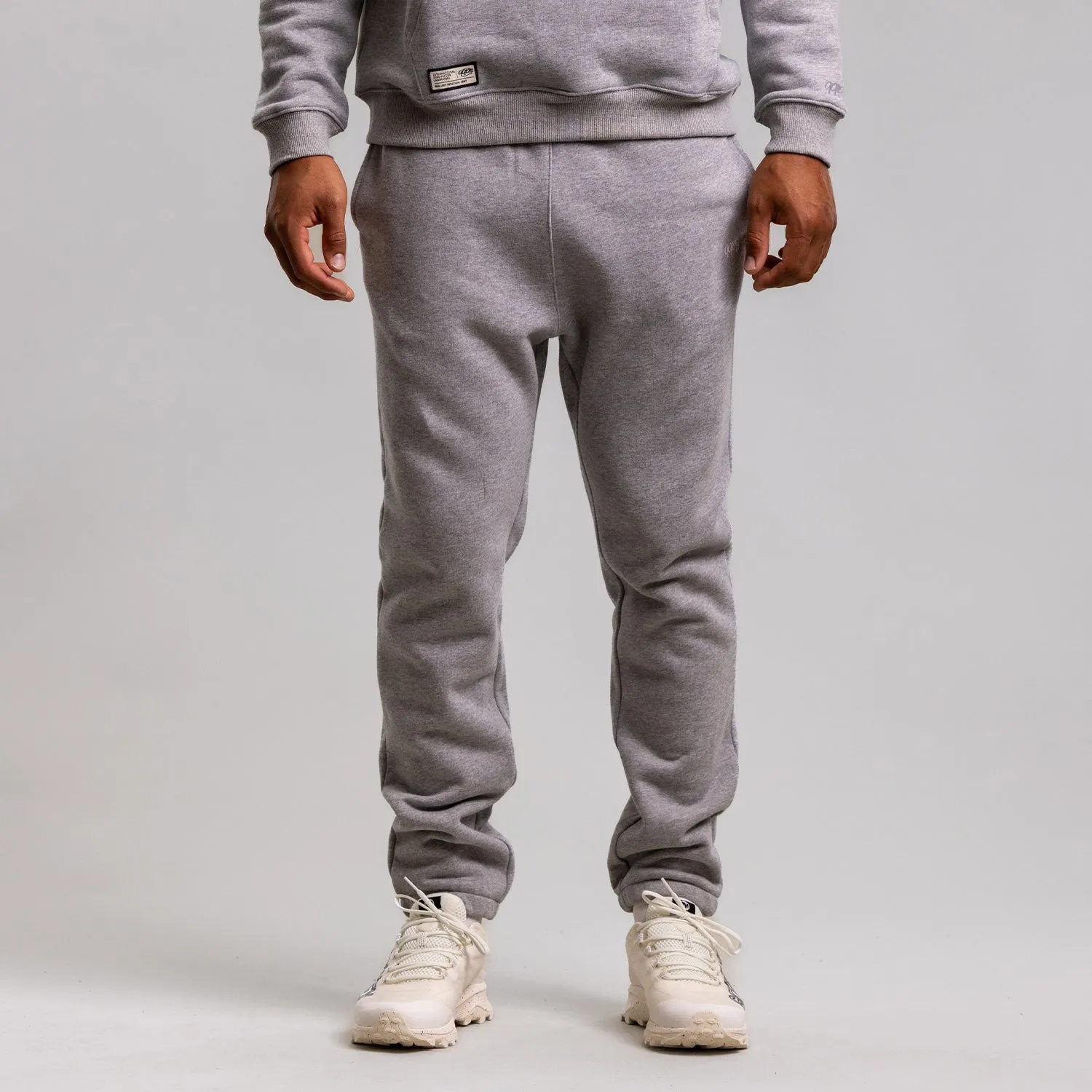 Italic Block Track Pant Unisex GREY MARLE