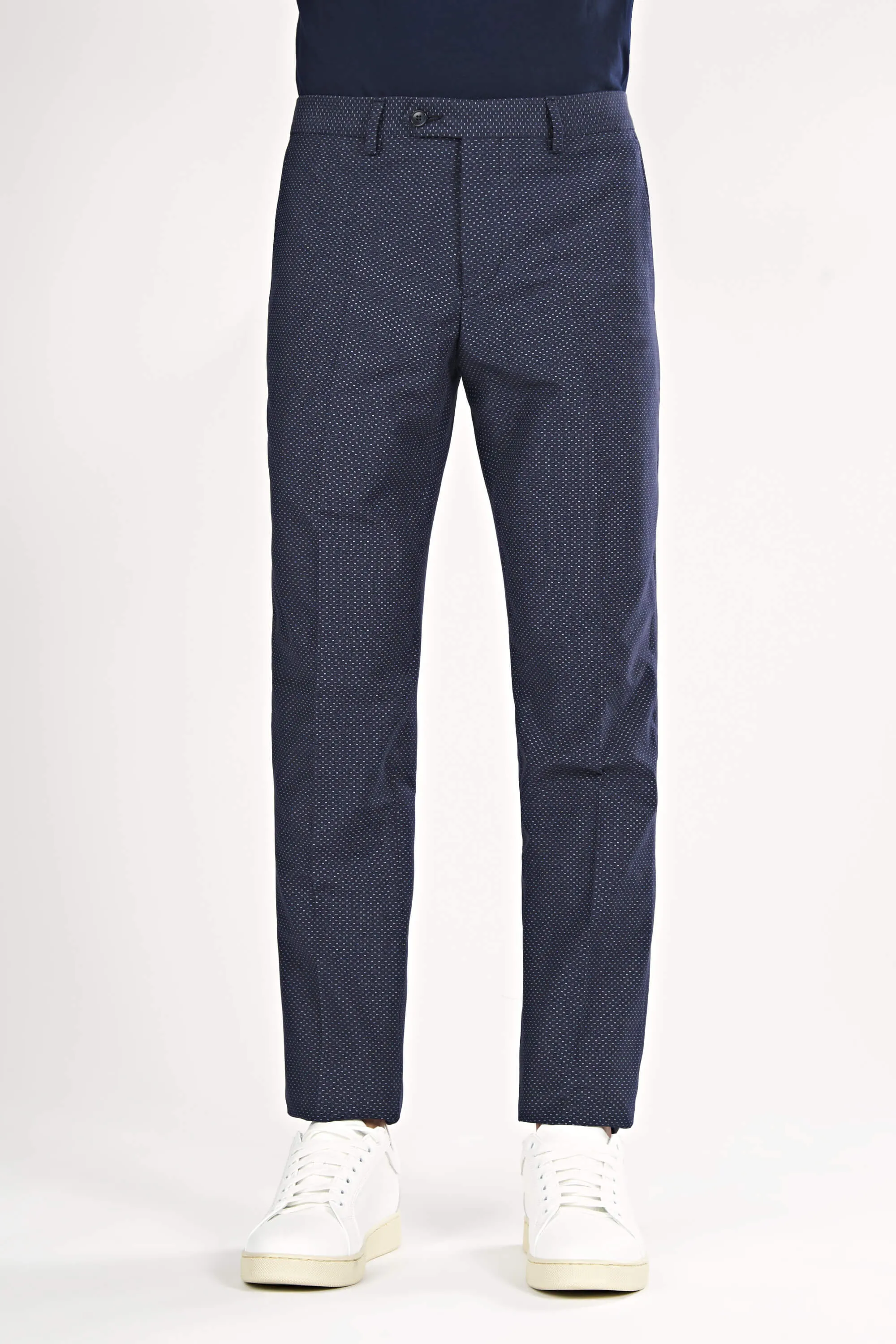 Jacquard Fancy Techno-Fabric Suit
