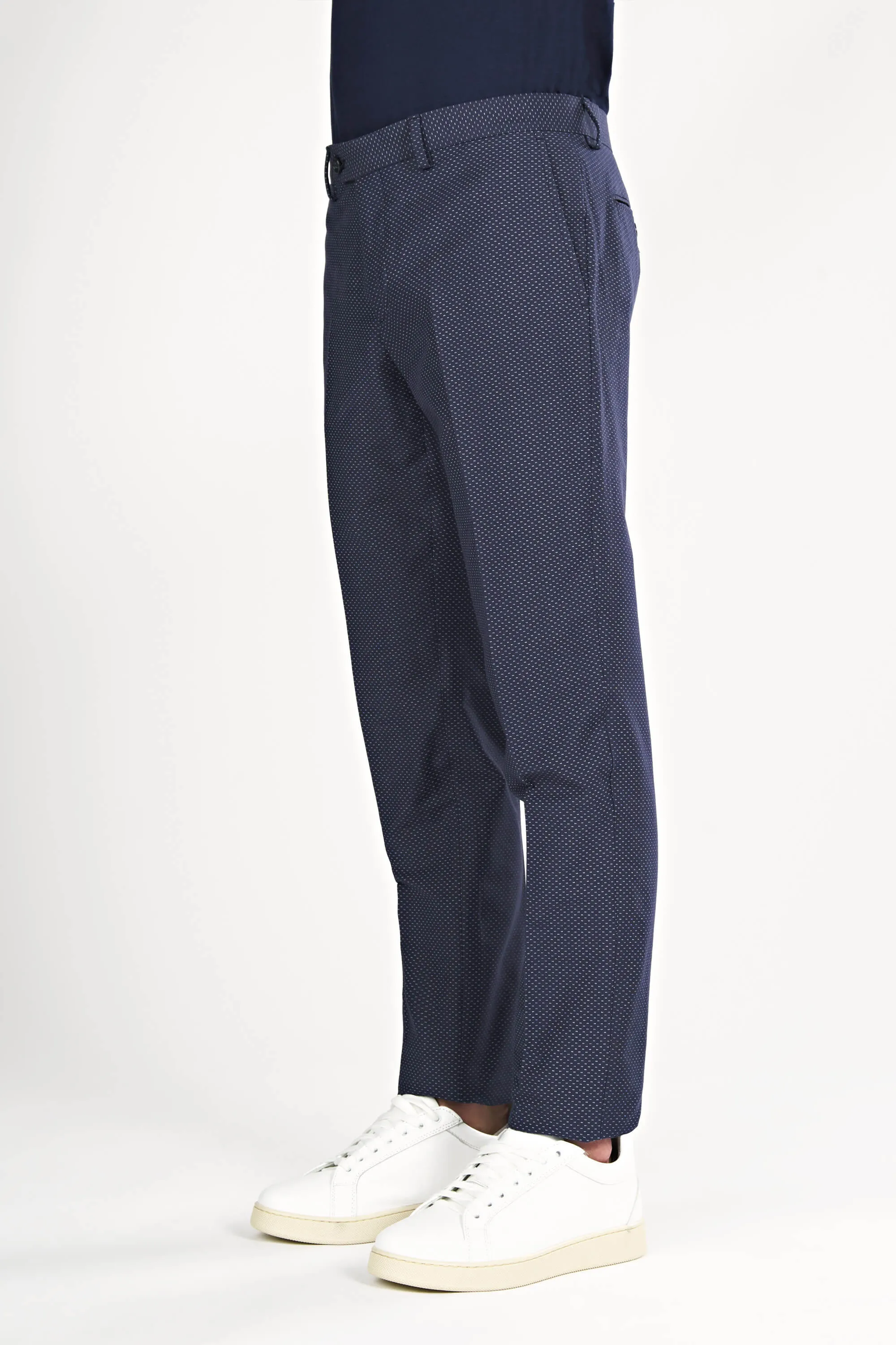 Jacquard Fancy Techno-Fabric Suit