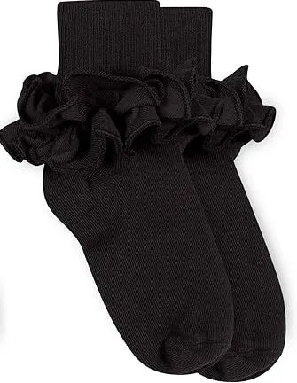 Jefferies Ruffle Lace Black
