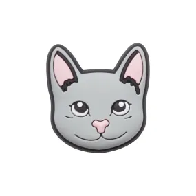 Jibbitz Unisex Grey Cat Animales