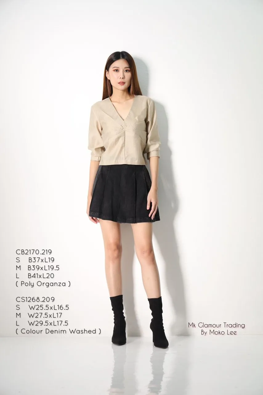 Kiki Denim Washed Skirt