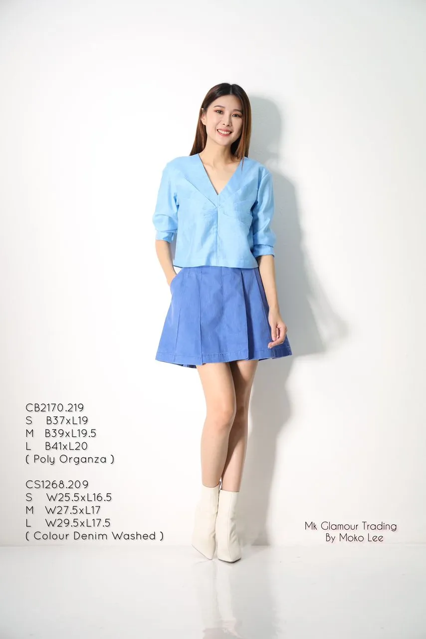 Kiki Denim Washed Skirt