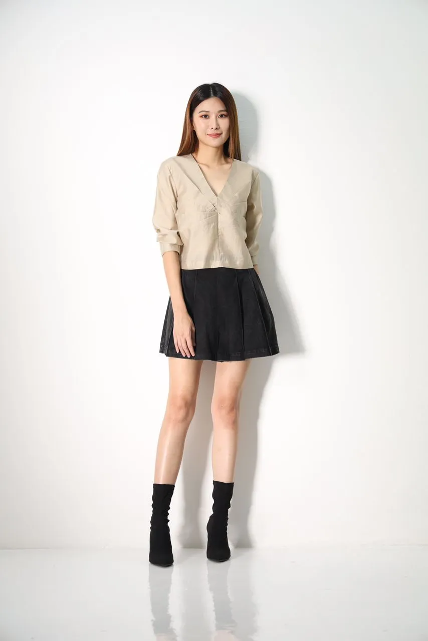 Kiki Denim Washed Skirt