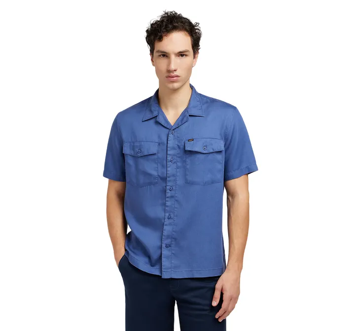 Lee camicia da uomo manica corta Chetopa 112349046 blu
