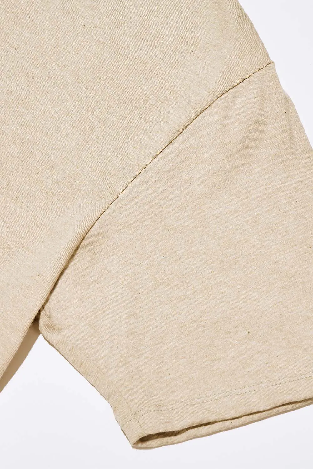 Limited Edition: Men's Living Color Tan-Green Crew  Tee