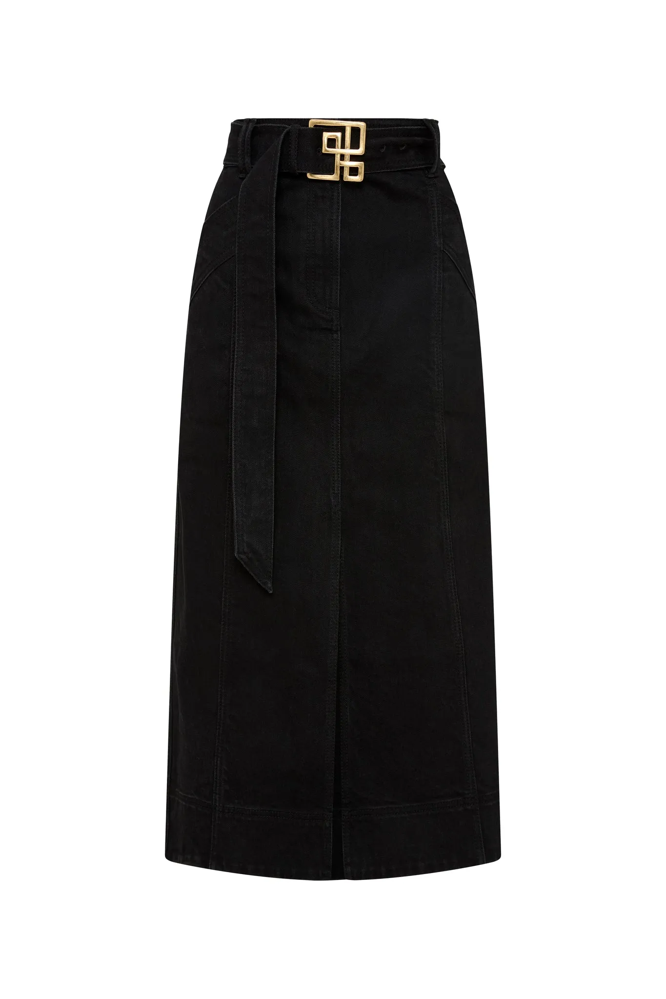 Lola Denim Midi Skirt
