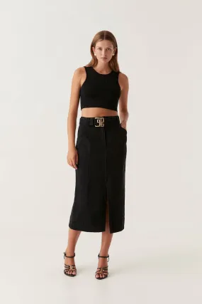 Lola Denim Midi Skirt
