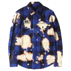 Longway Sinatra Blue Splattered Flannel