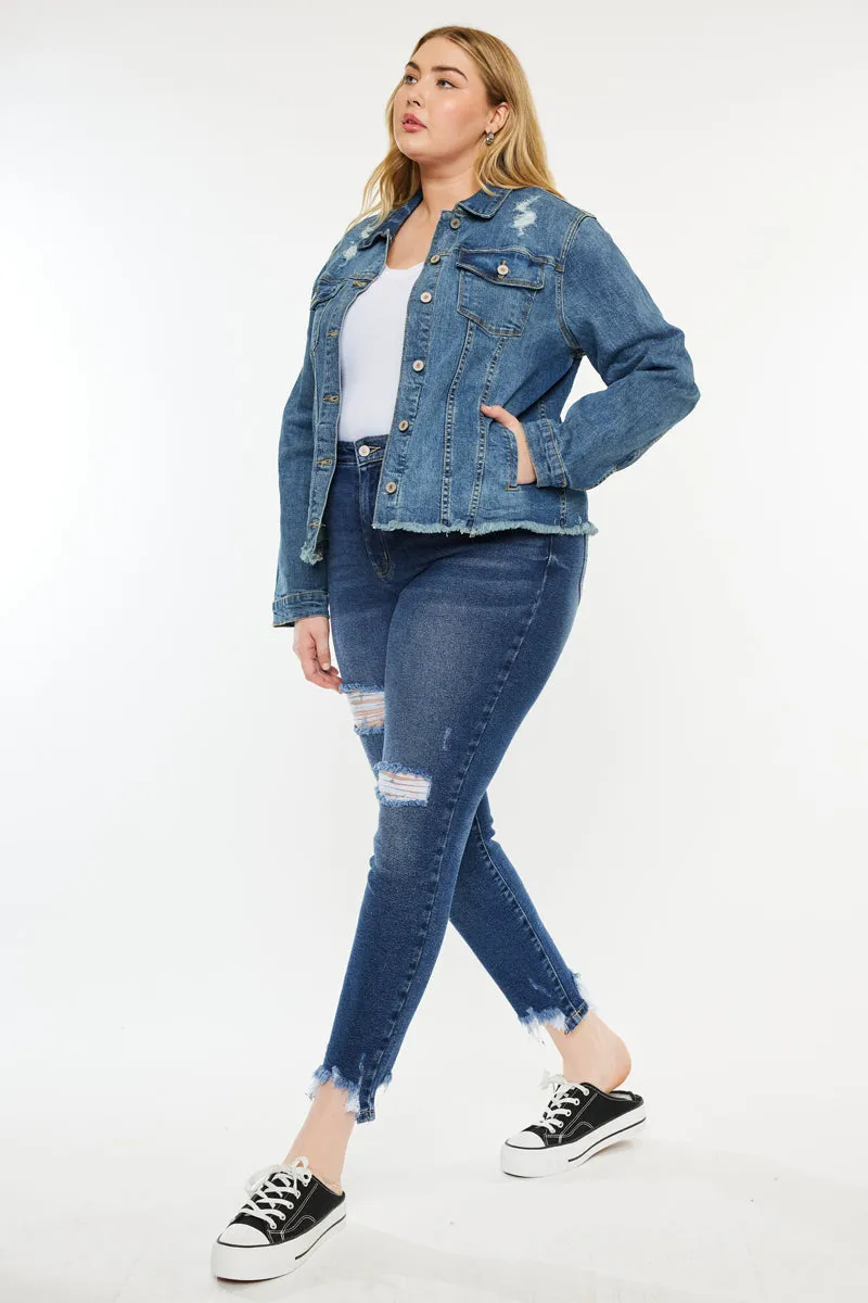 Loren Denim Jacket (Plus Size)
