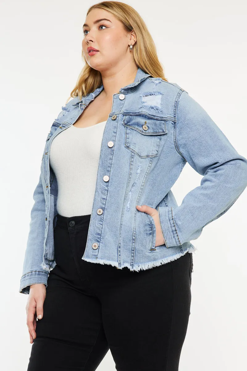 Loren Denim Jacket (Plus Size)