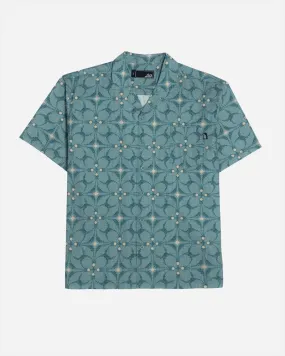 Lost Mens Nifty Woven Short Sleeve Shirt - Sea Fog