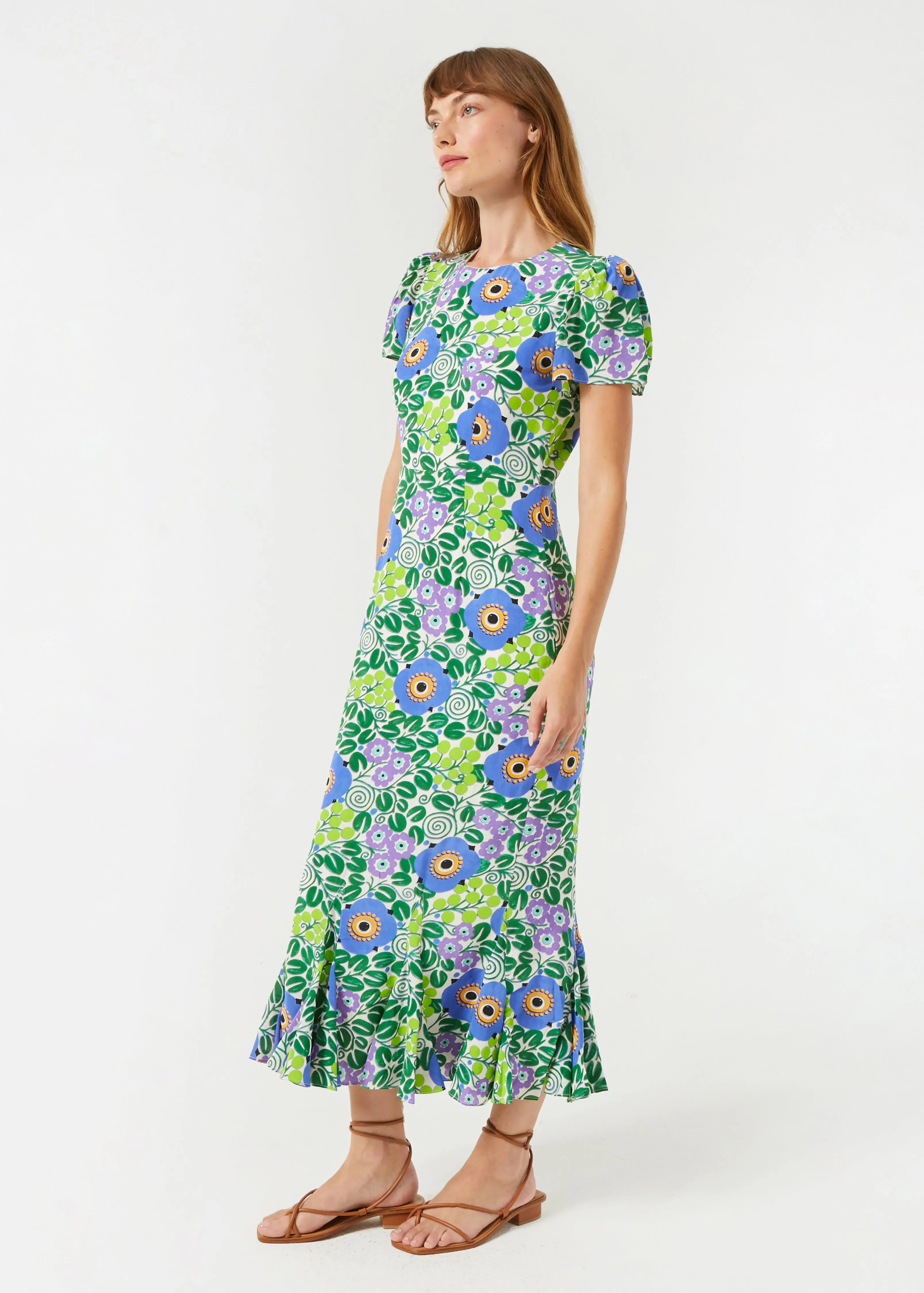 Lulani Dress | Wisteria Aura Blossom
