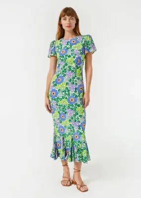 Lulani Dress | Wisteria Aura Blossom