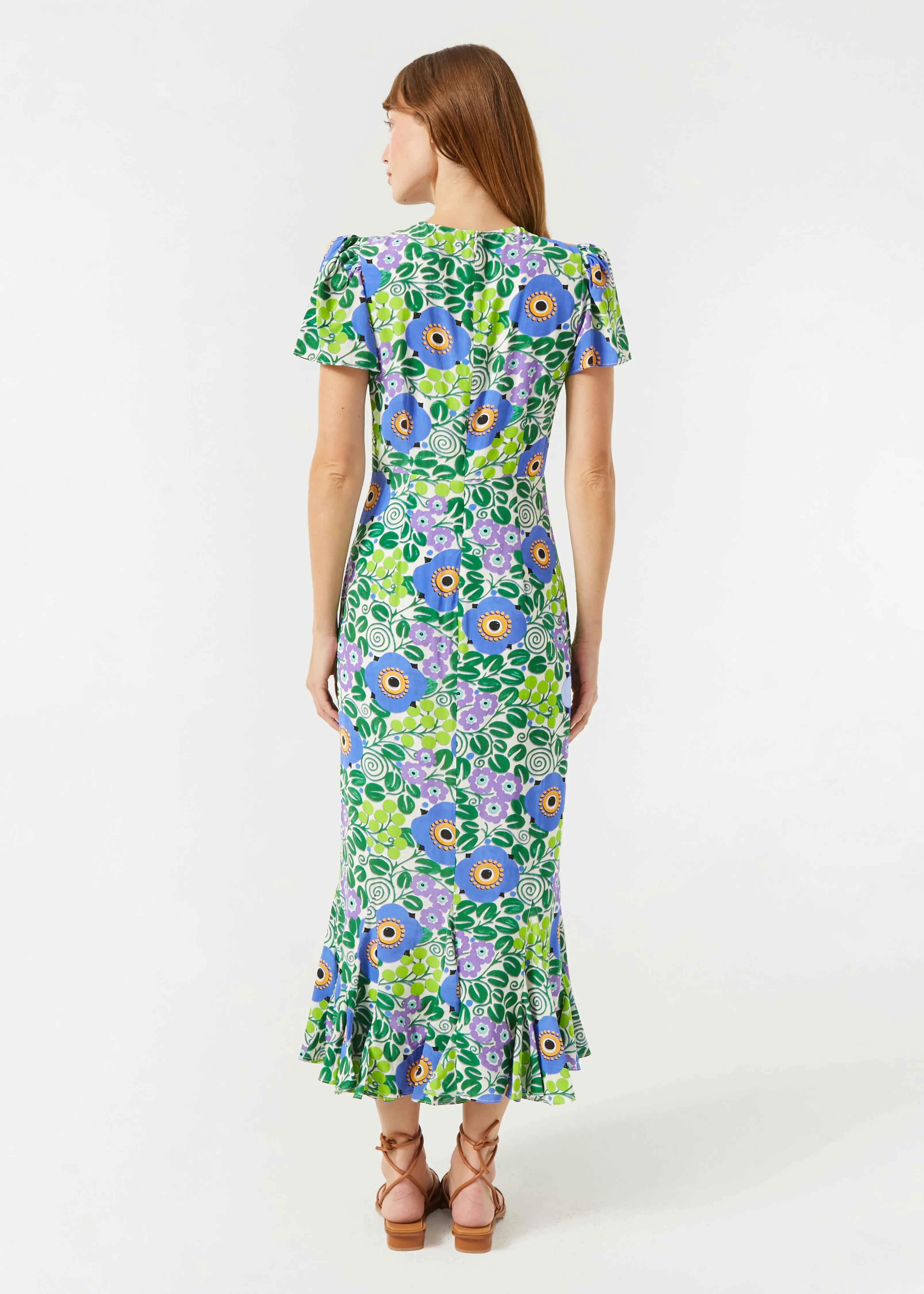 Lulani Dress | Wisteria Aura Blossom
