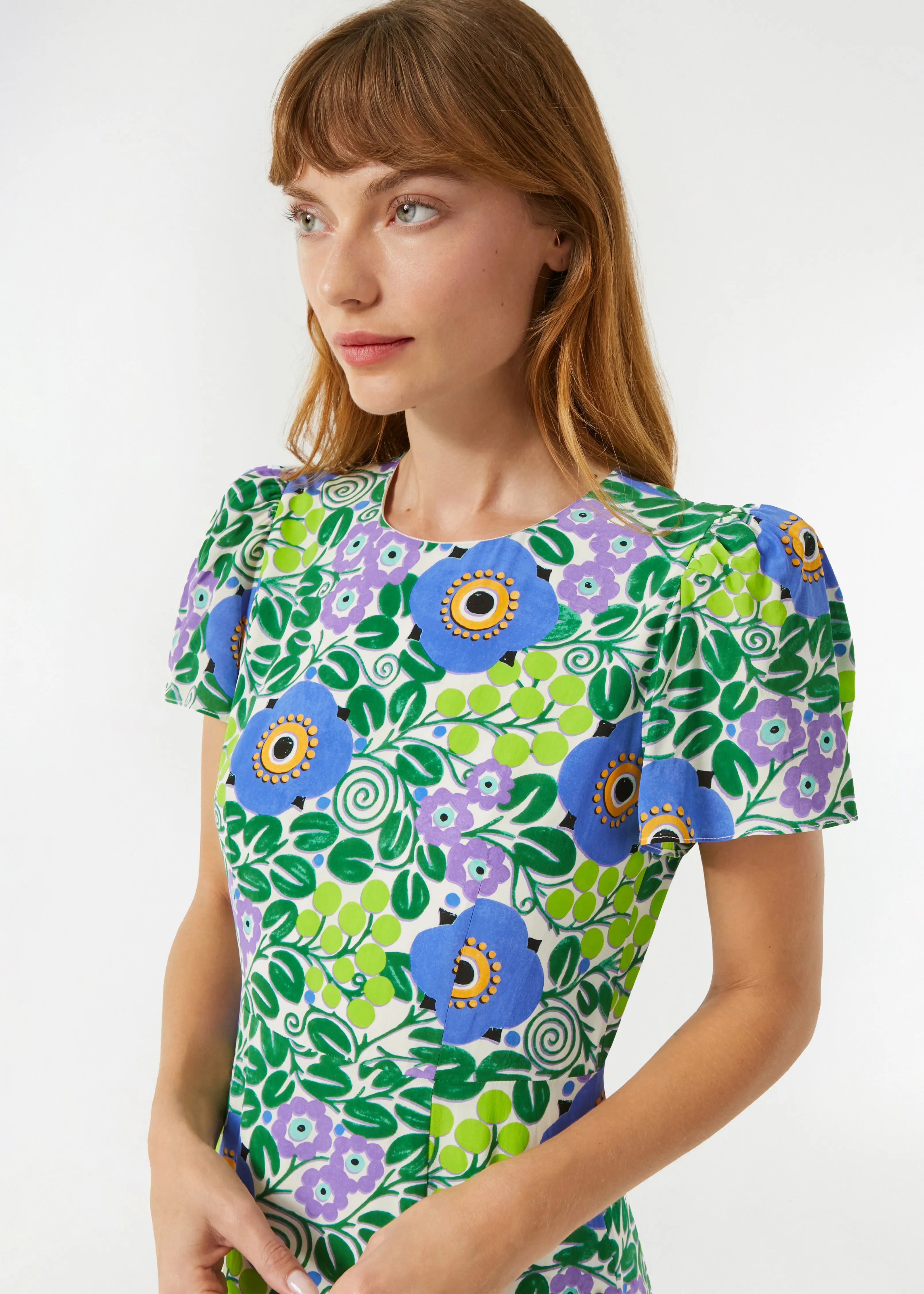 Lulani Dress | Wisteria Aura Blossom