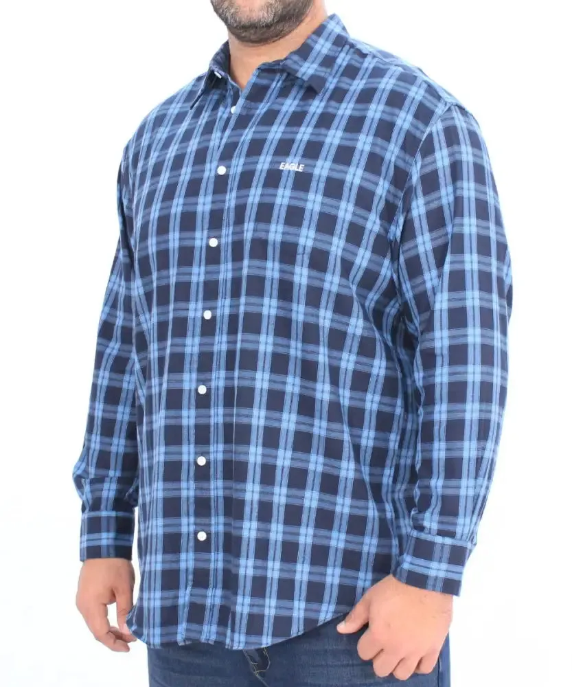 Mens Long Sleeve Brushed Shirt