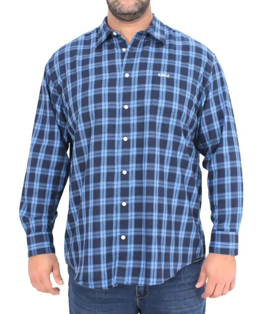 Mens Long Sleeve Brushed Shirt