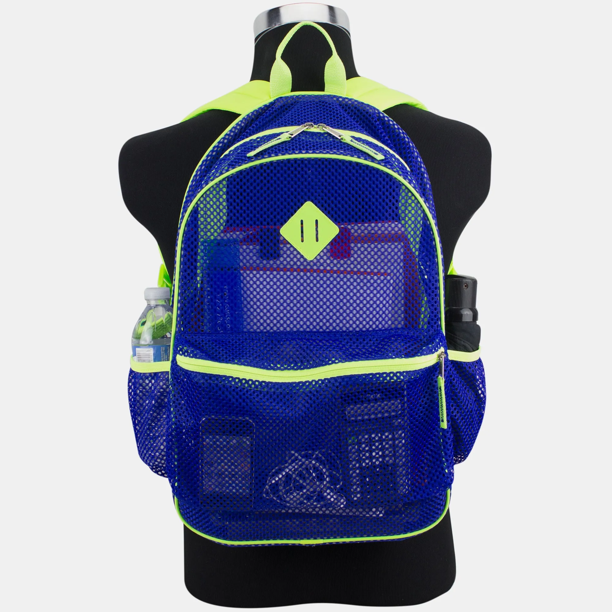 Mesh Backpack, Red/Black