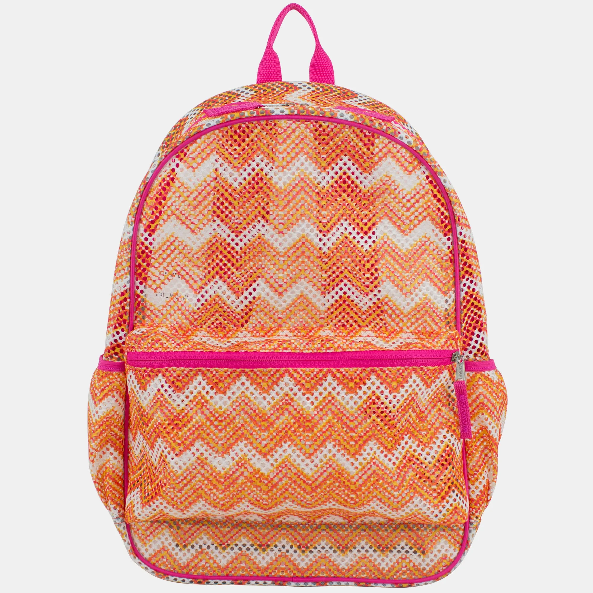 Mesh Backpack, Red/Black