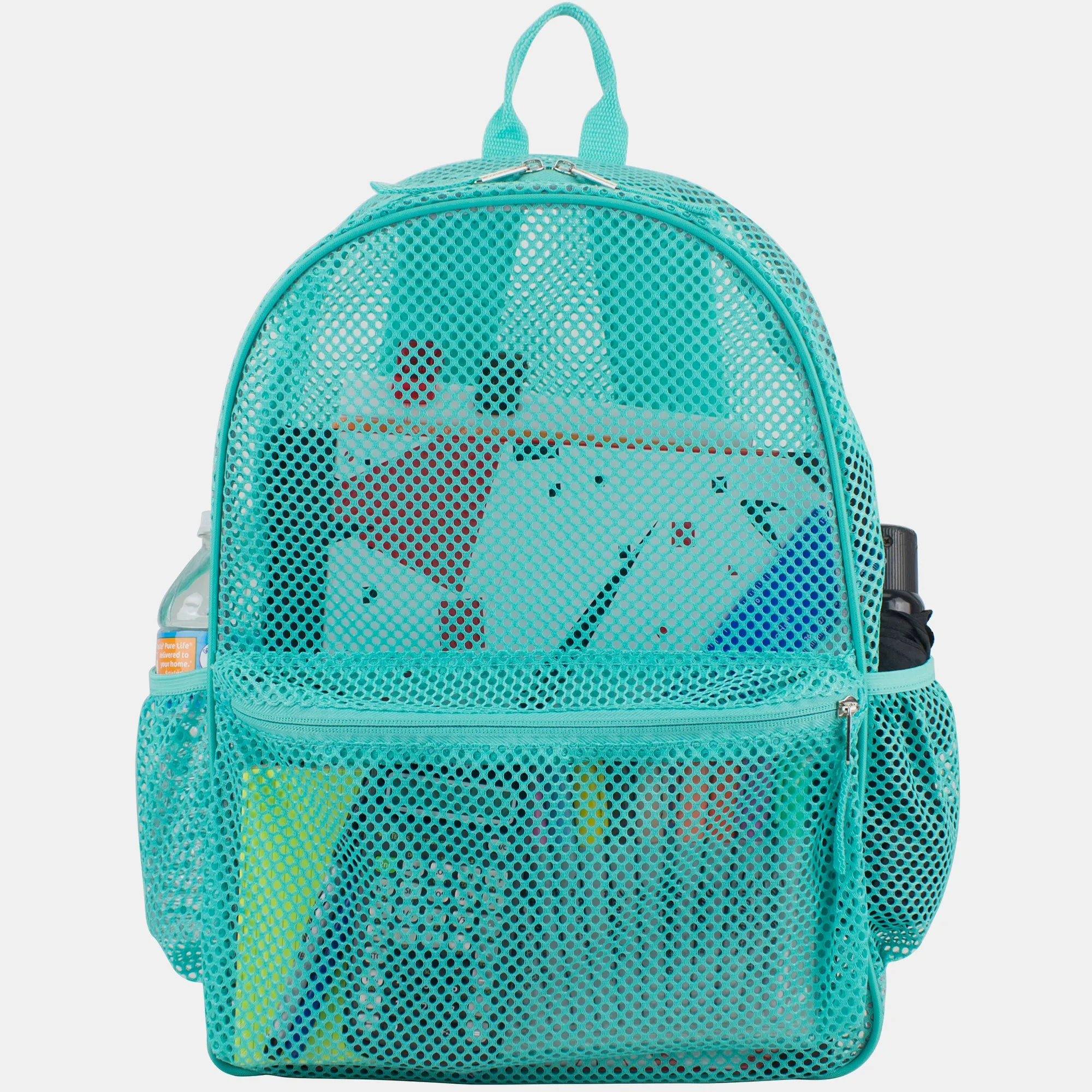 Mesh Backpack, Red/Black