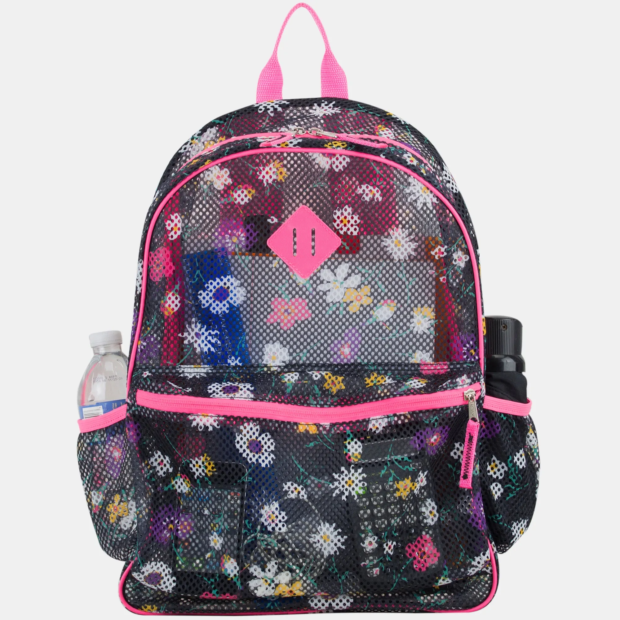 Mesh Backpack, Red/Black
