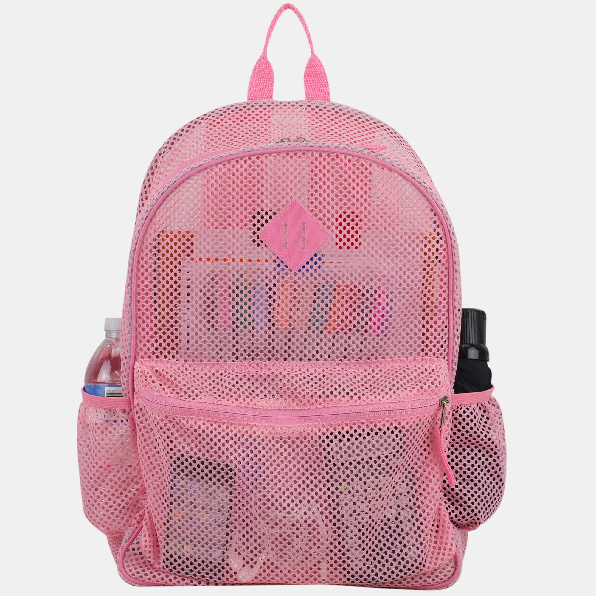 Mesh Backpack, Red/Black