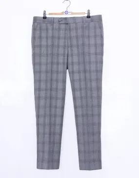 Mod Trouser | Grey Prince Of Wales Check Trouser