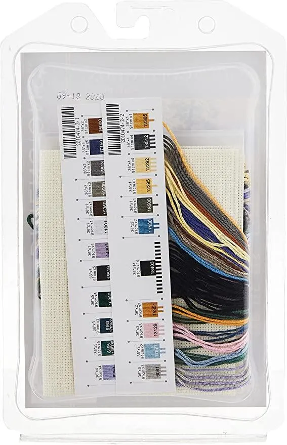 MORNING LAKE, Counted Cross Stitch Kit, 18 count cotton ivory Aida, DIMENSIONS, Gold Collection (65091)