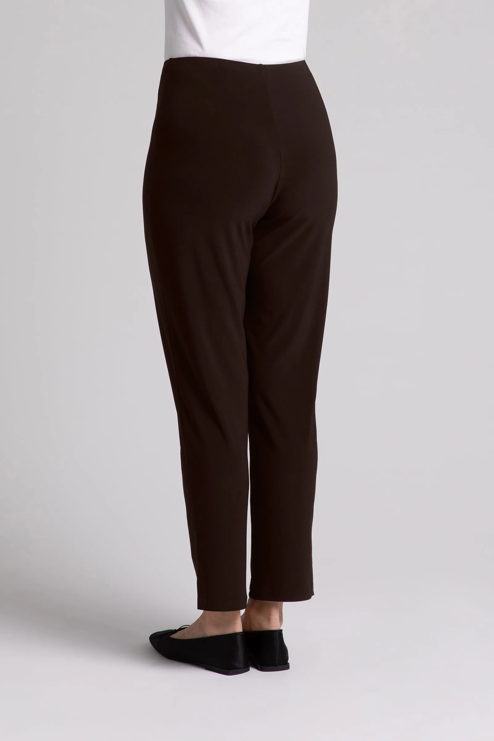Narrow Pant Midi | Chocolate