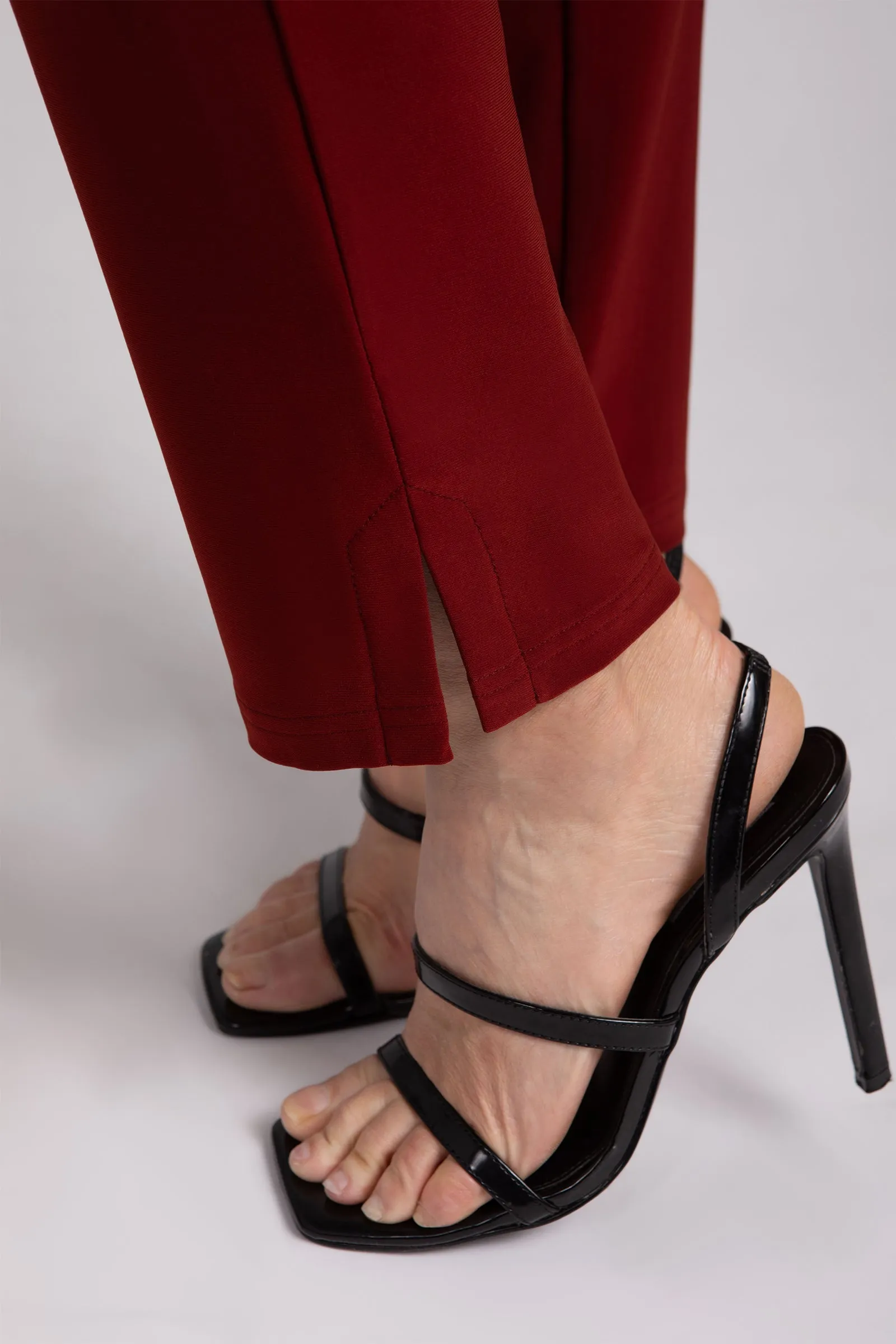 Narrow Pant Midi | Rust