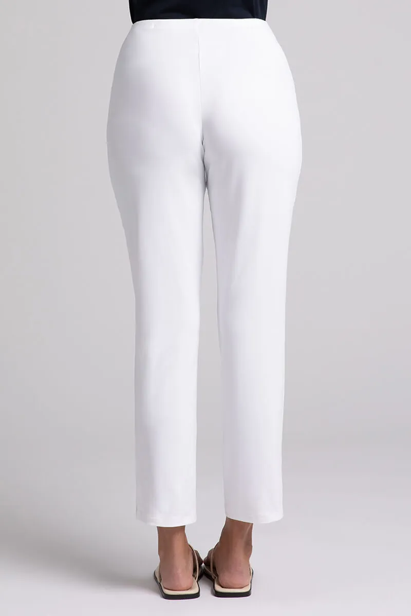 Narrow Pant Midi | White