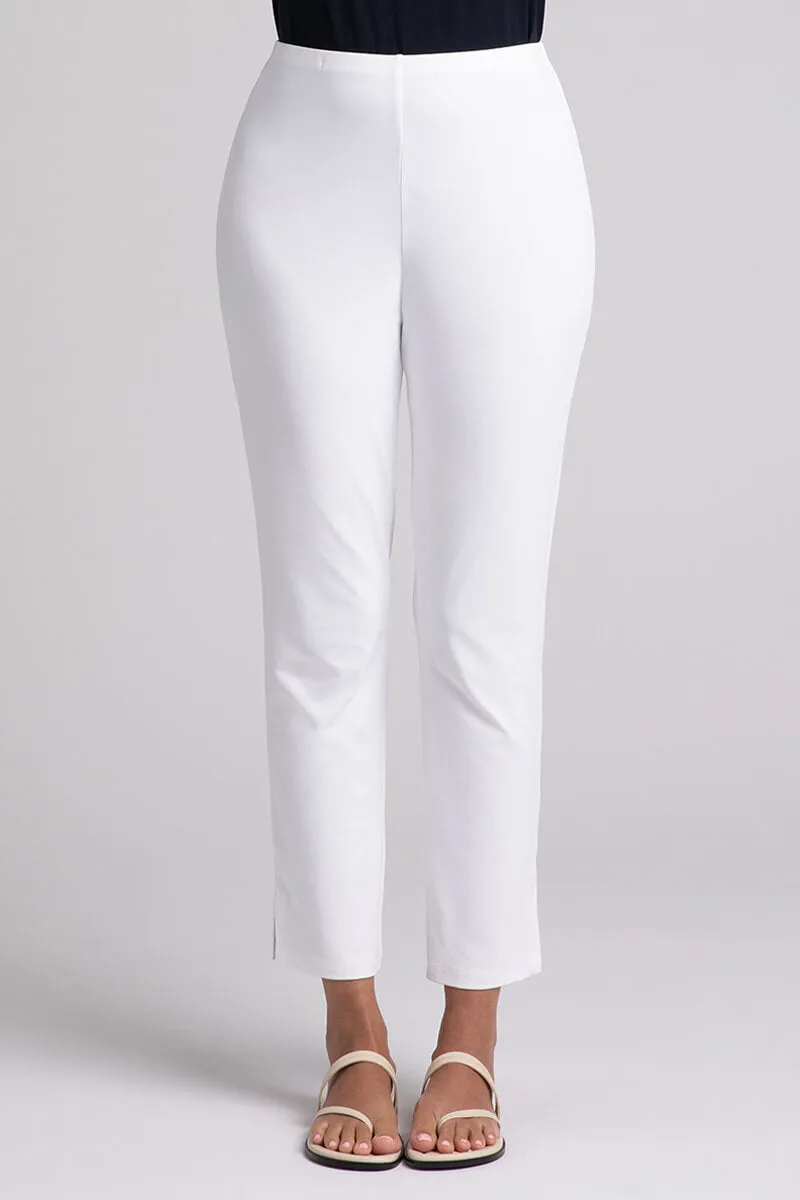 Narrow Pant Midi | White
