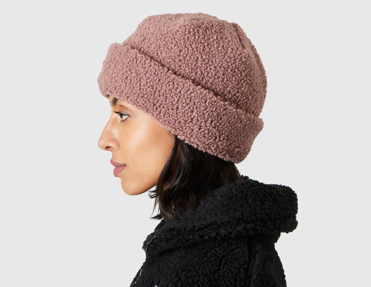 New Era Borg Beanie / Taupe - size? exclusive