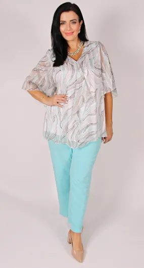New Wide Leg Pant Mint