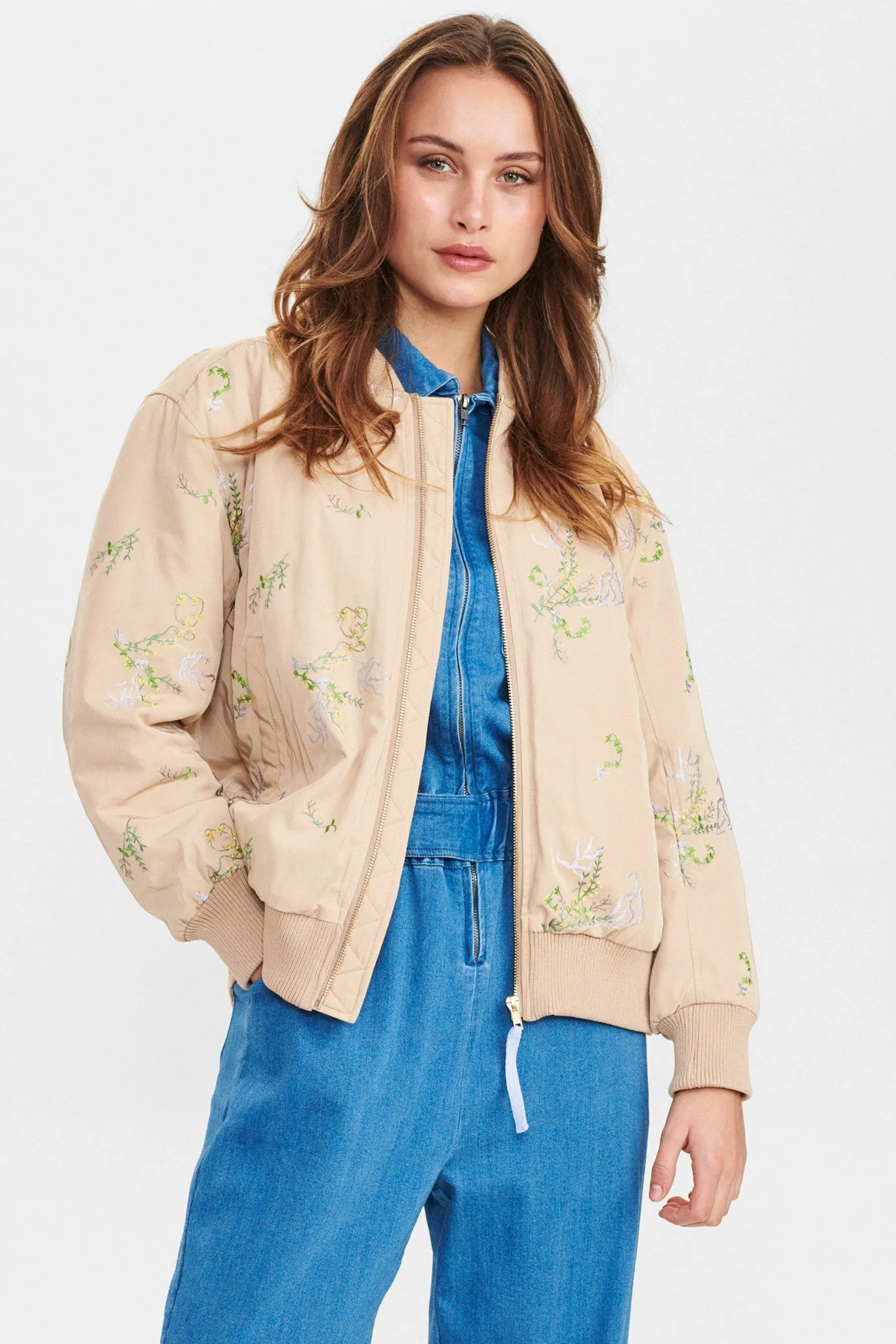 NUASSIS BOMBER JACKET - Sesame