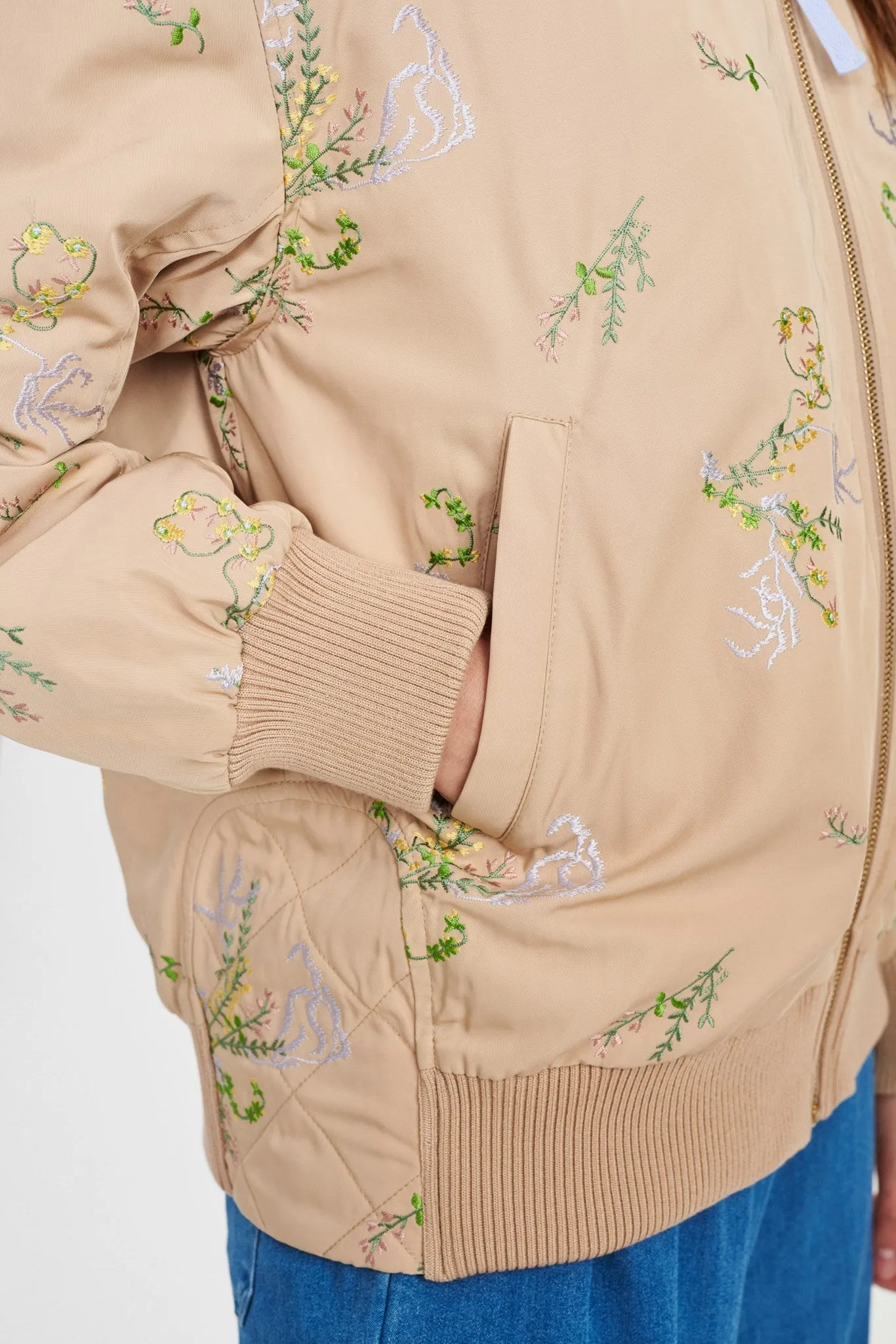NUASSIS BOMBER JACKET - Sesame