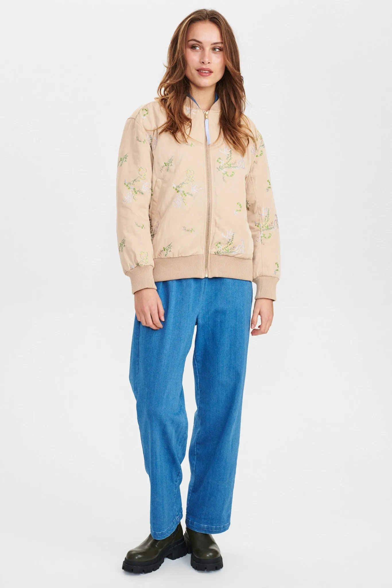 NUASSIS BOMBER JACKET - Sesame
