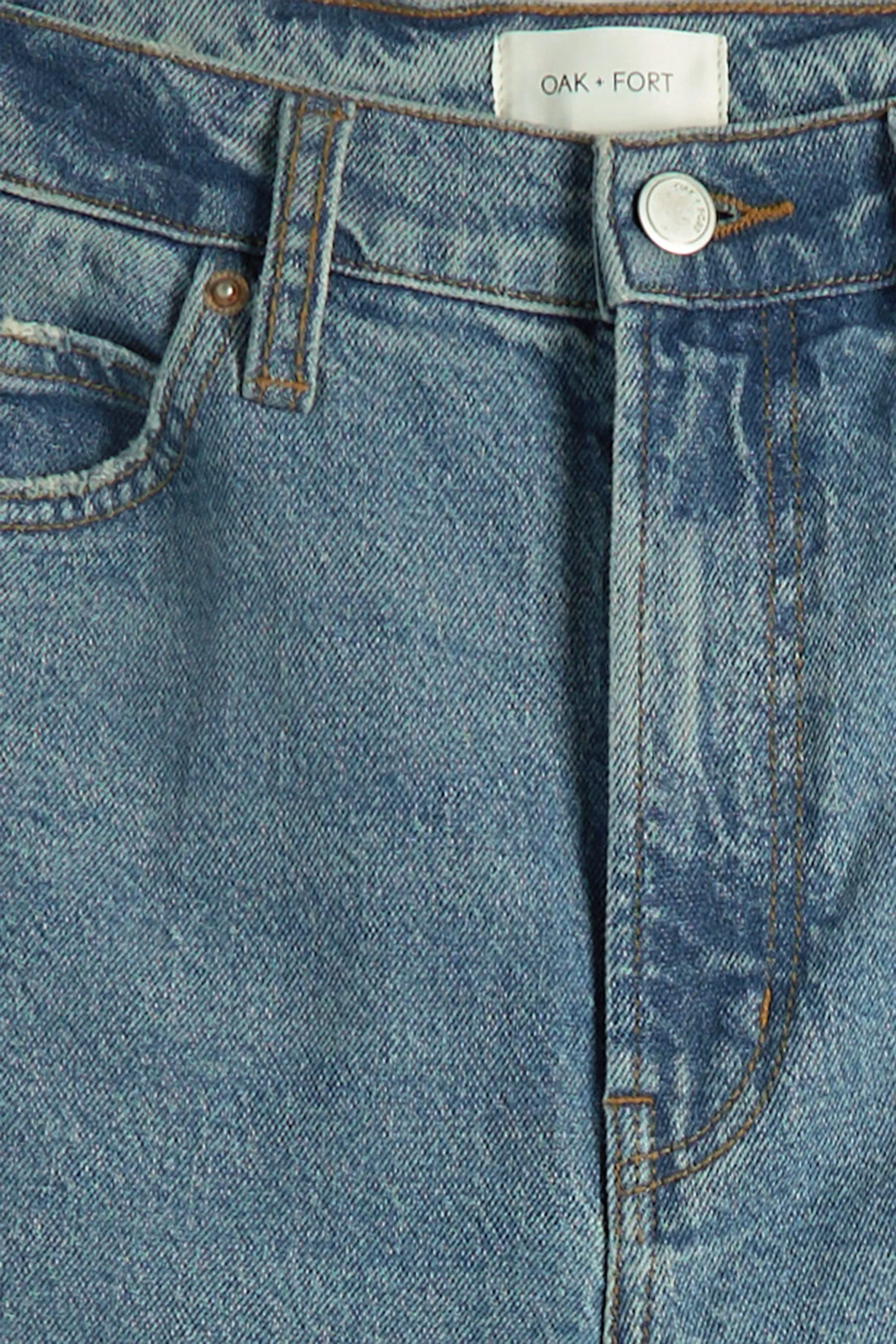 OAK ESSENTIAL STRAIGHT LEG HIGH-RISE JEAN