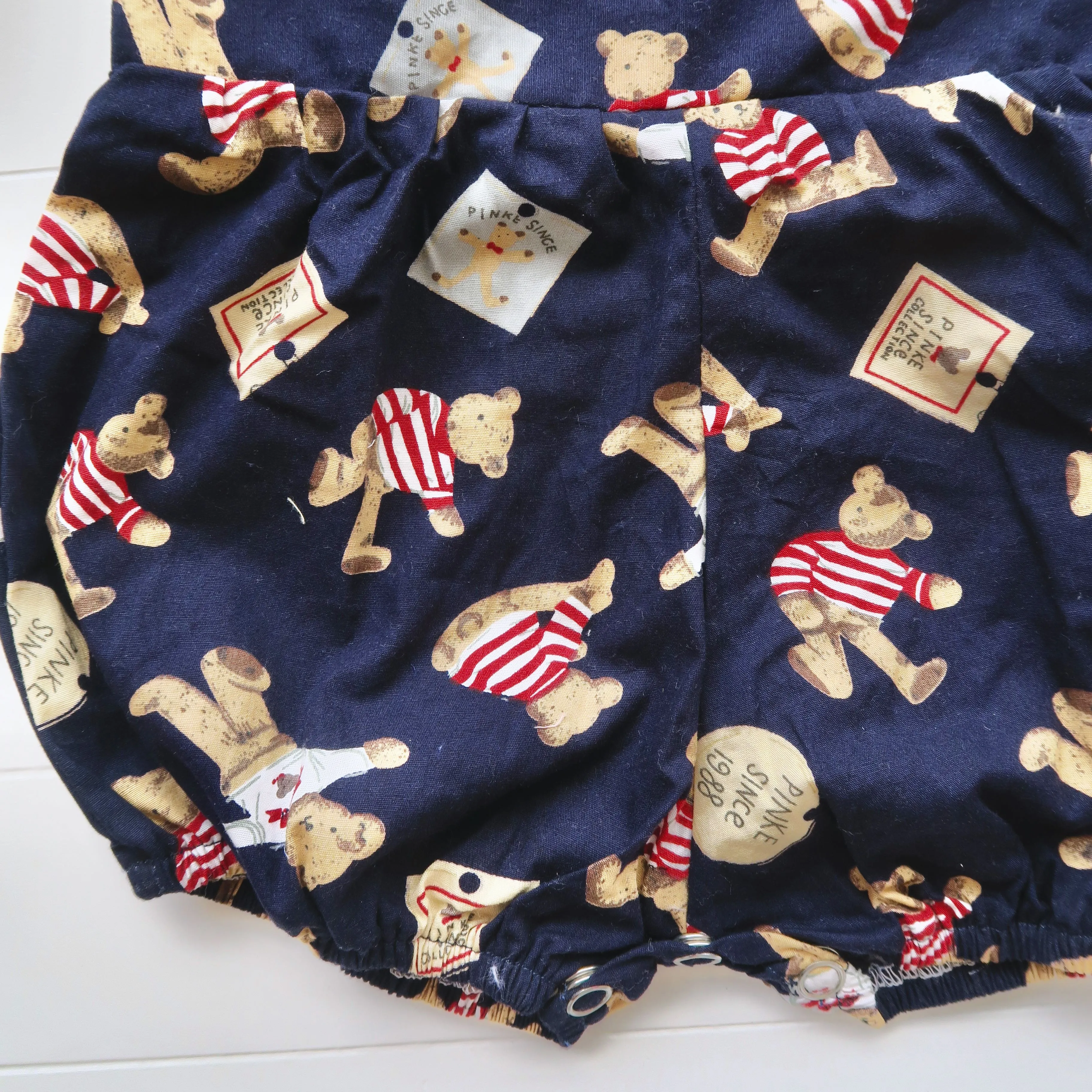 Orchid Playsuit in Teddy Bear Print